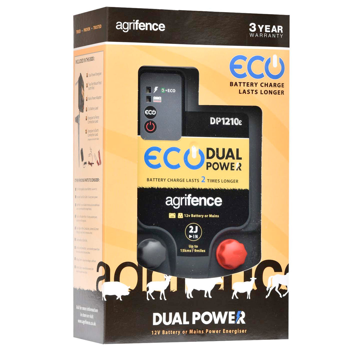 Agrifence DP1210e Energiser Dual Power Eco 2J