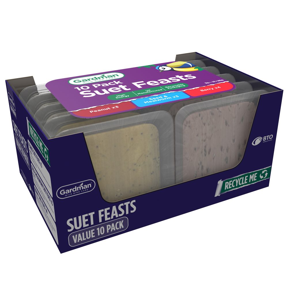 Gardman Suet Feast Block 10 Pack Mixed 10 Pack