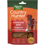 Natures Menu Dog - Country Hunter Superfood Bars Chicken with Coconut & Chai Seed 100g