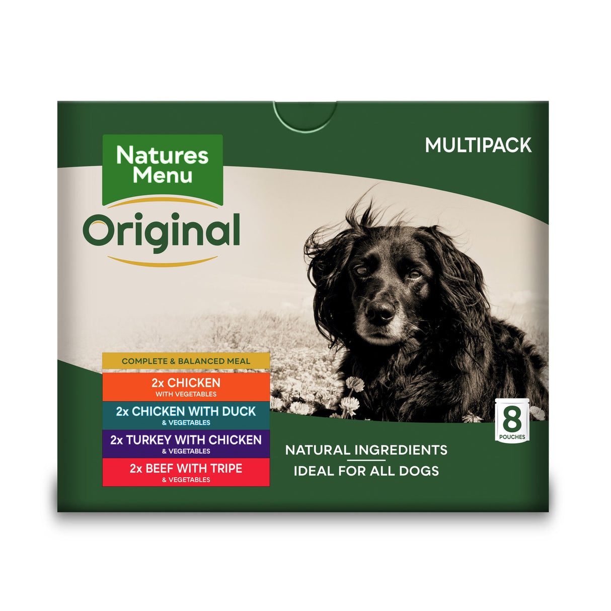 Natures Menu Dog - Adult Pouch Box Multipack 8x300g