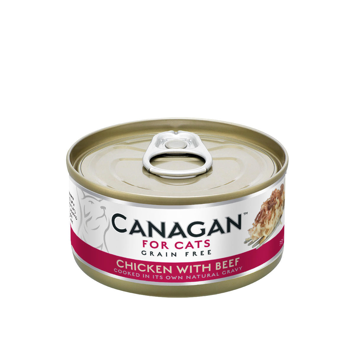 Canagan Cat - Chicken With Beef Cans 12x75g