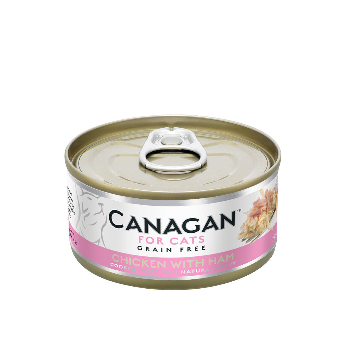 Canagan Cat - Chicken With Ham Cans 12x75g