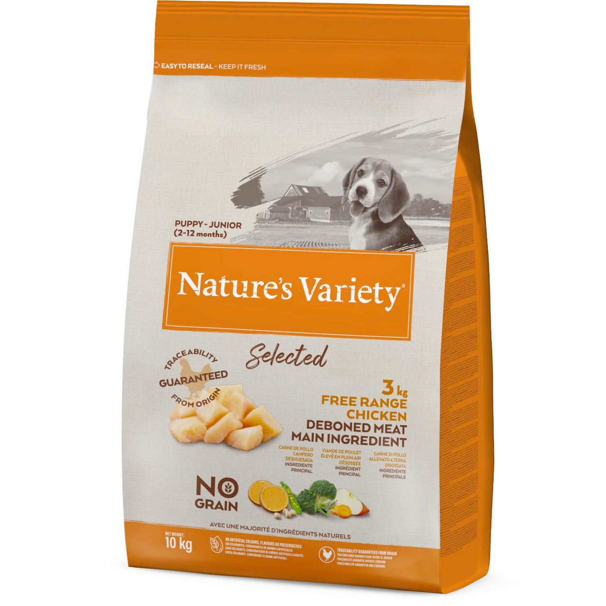 Natures Variety Dog - Selected Dry Puppy Junior Chicken 10kg