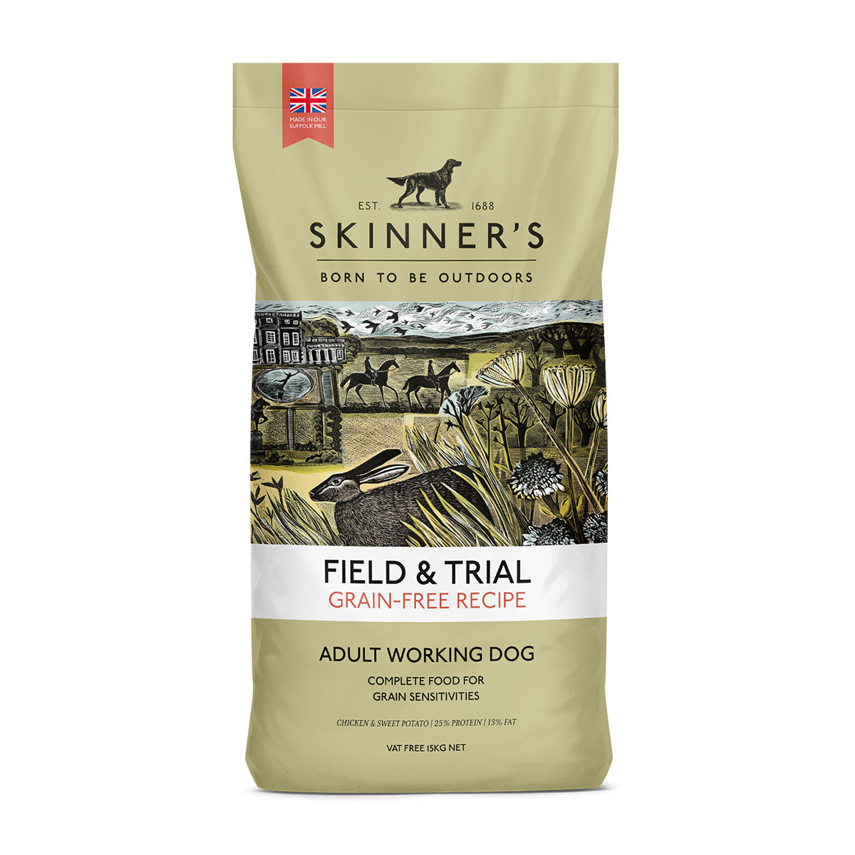 Skinners Dog - Field & Trial Chicken & Sweet Potato Grain Free 15kg