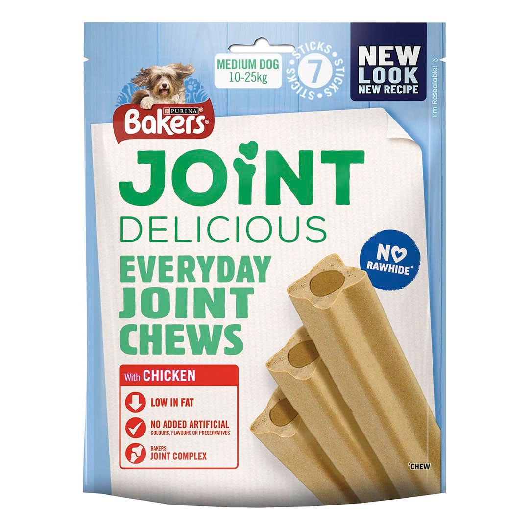 Bakers Joint Delicious Chicken Dog Chews Medium 180g