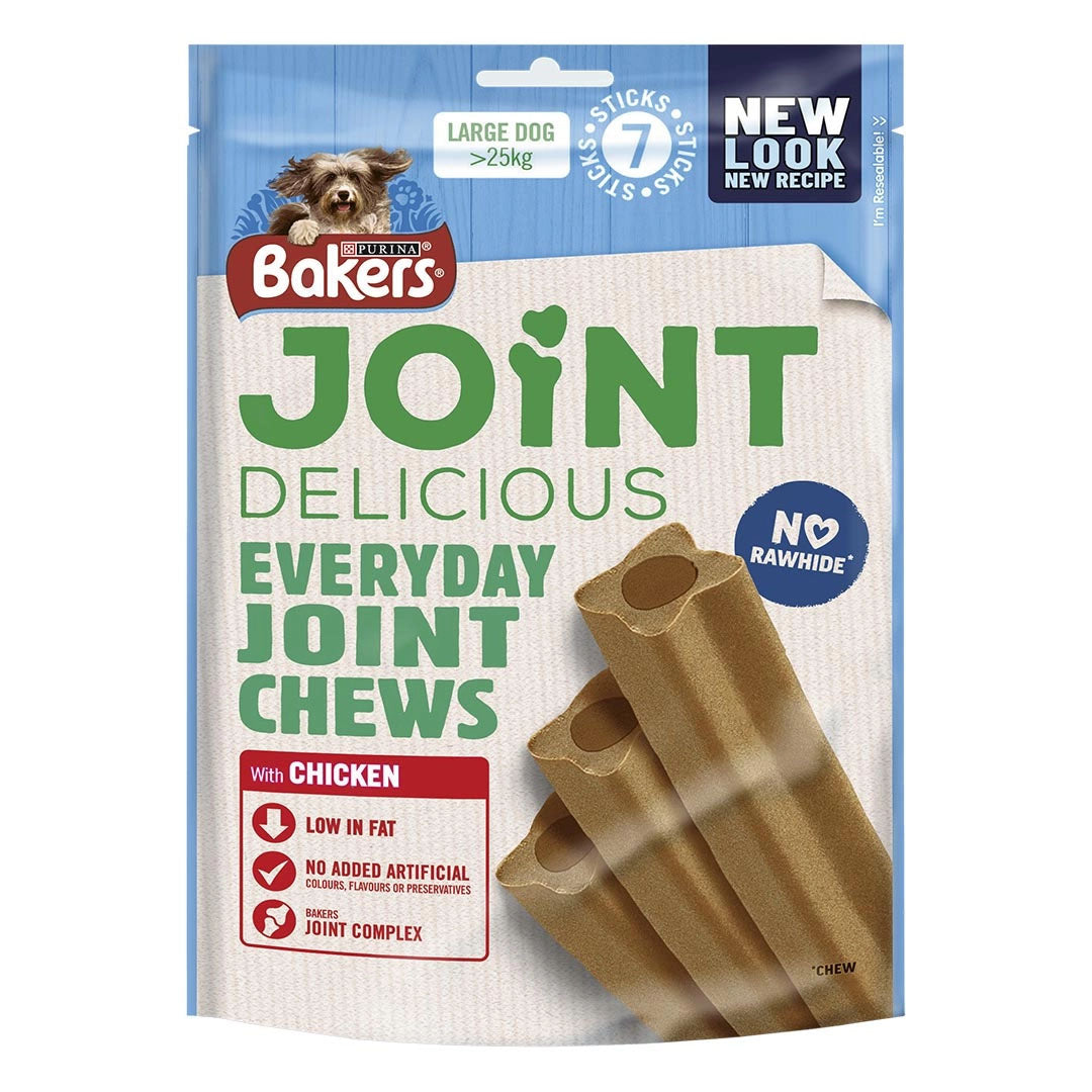 Bakers Joint Delicious Chicken Dog Chews Large 240g