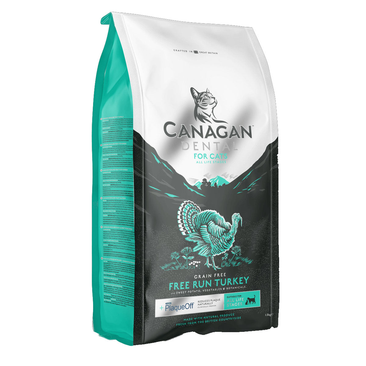 Canagan Cat - Dental Free Run Turkey 1.5kg