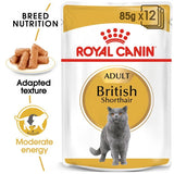 Royal Canin Cat - Pouch Box British Shorthair In Gravy 12x85g