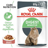 Royal Canin Cat - Pouch Box Digest Sensitive Care In Gravy 12x85g