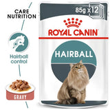 Royal Canin Cat - Pouch Box Hairball Care In Gravy 12x85g