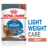 Royal Canin Cat - Pouch Box Light Weight Care In Gravy 12x85g