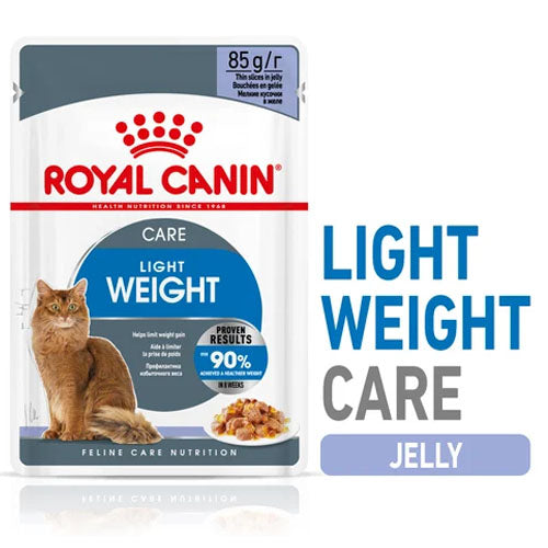 Royal Canin Cat - Pouch Box Light Weight Care In Jelly 12x85g