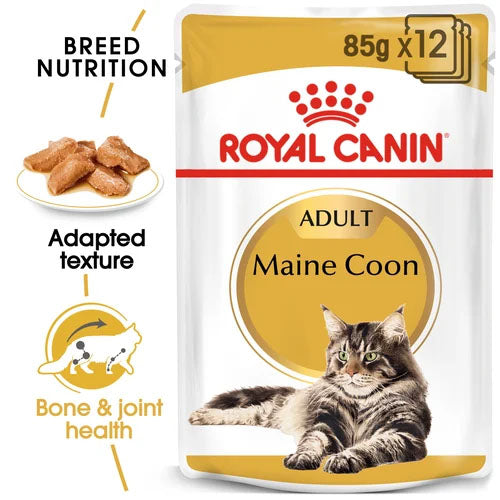 Royal Canin Cat - Pouch Box Maine Coon 12x85g