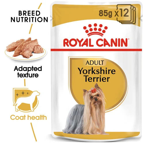 Royal Canin Dog - Pouch Box Yorkshire Terrier In Loaf 12x85g