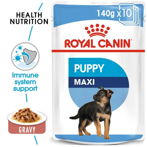 Royal Canin Dog - Pouch Box Maxi Puppy 10x140g