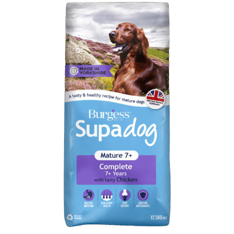 Burgess Dog - Supadog Mature Chicken 12.5kg