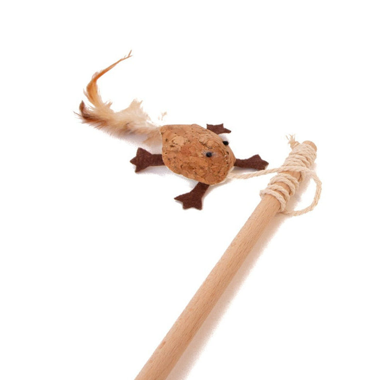 Great & Small Cat Dangler Cork Frog