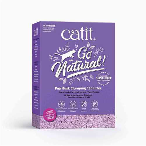 Catit Go Natural Lavender Scented Pea Husk Clumping Cat Litter 5.6kg