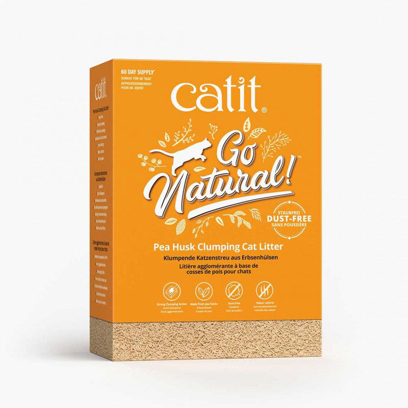 Catit Go Natural Vanilla Scented Pea Husk Clumping Cat Litter 5.6kg