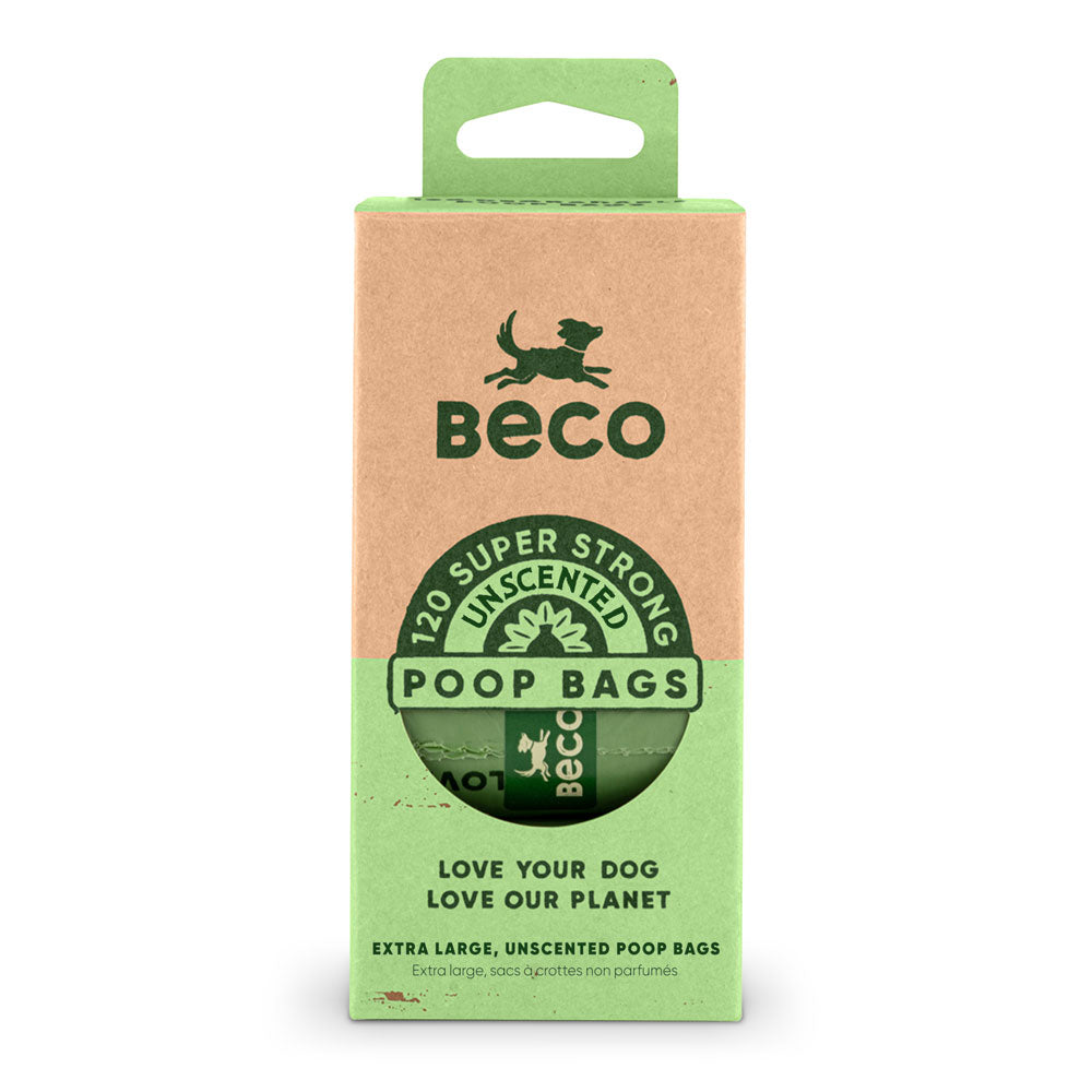 Beco Poop Bags Unscented 120 Pack