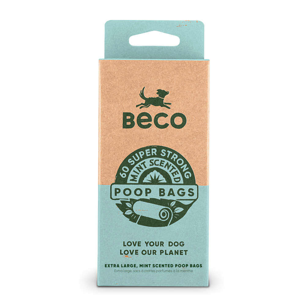 Beco Poop Bags Mint Scented 60 Pack