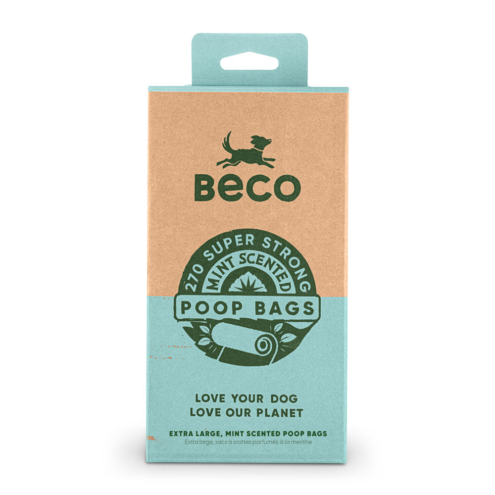 Beco Poop Bags Mint Scented 270 Pack