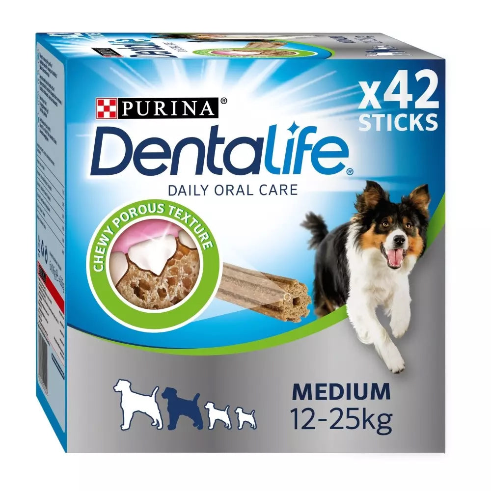 Dentalife Dental Chicken Dog Chews Medium 42 Sticks