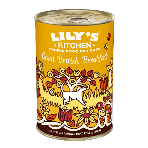 Lily's Kitchen Dog Tin Great British Breakfast 6x400g