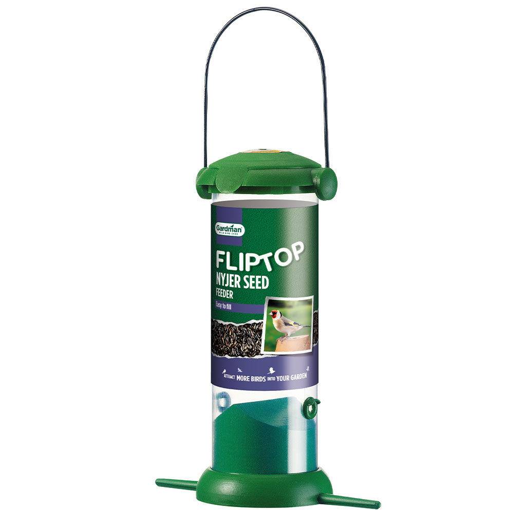 Gardman Flip Top Feeder Nyjer Seed Standard