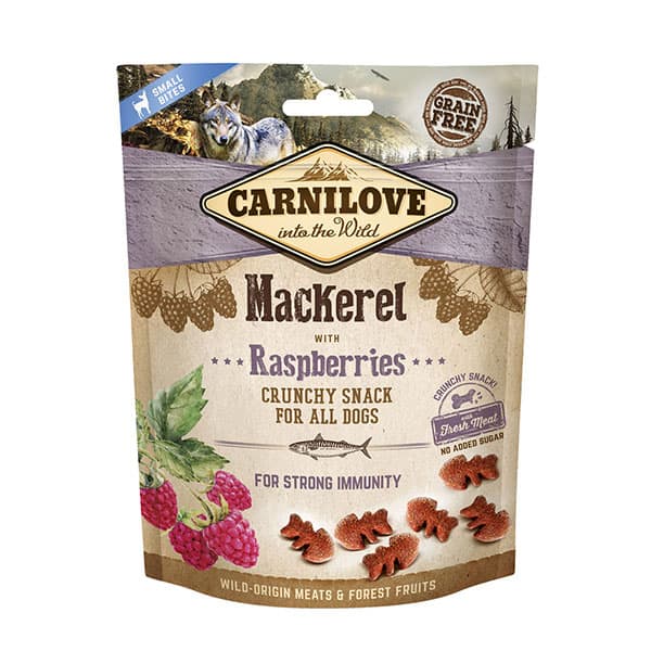 Carnilove Dog - Mackerel With Raspberries Dog Treats 200g