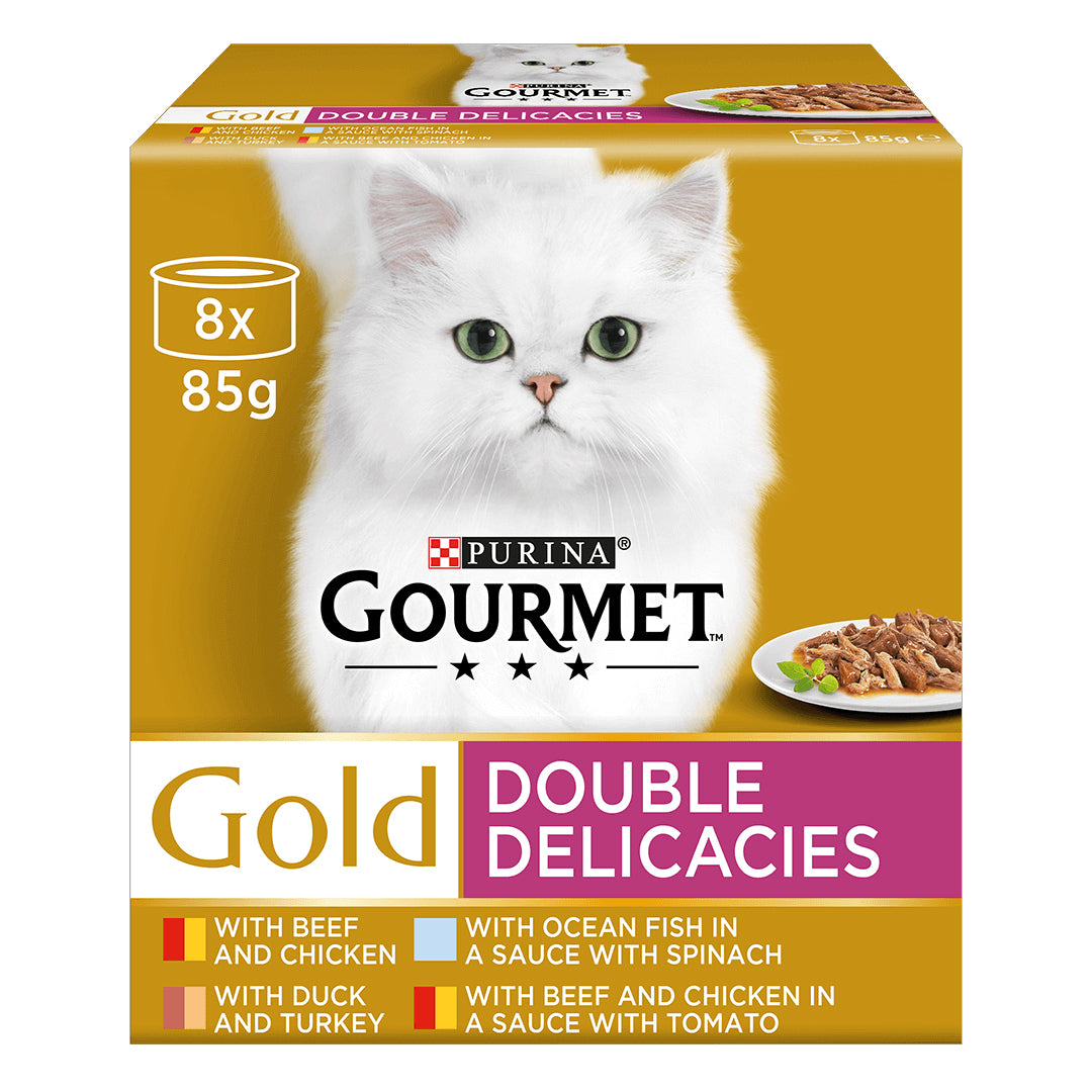 Gourmet Gold Double Delicacies 8x85g