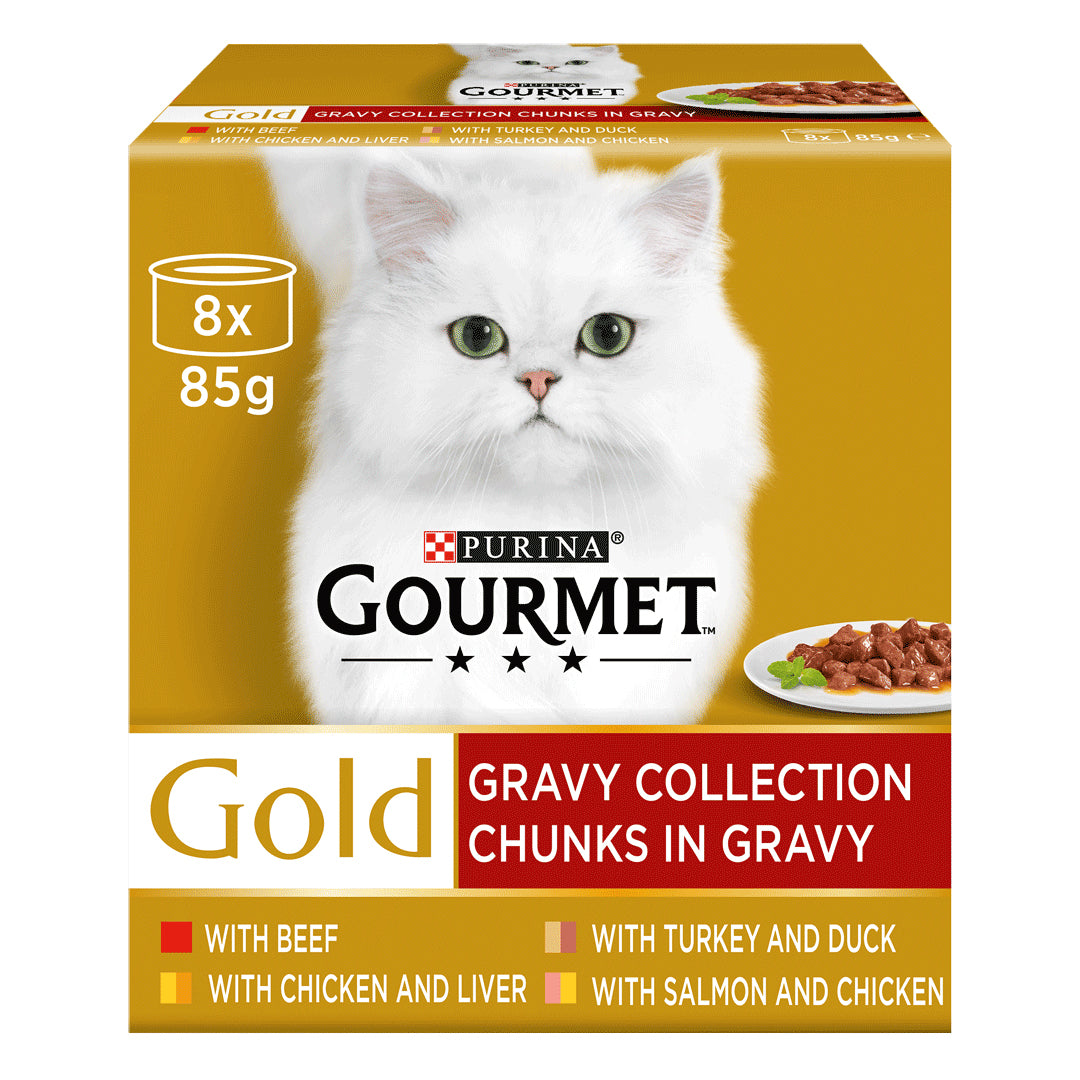 Gourmet Gold Chunks In Gravy Collection 8x85g