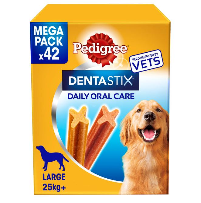 Pedigree Dentastix Large 42 Pack 25kg+