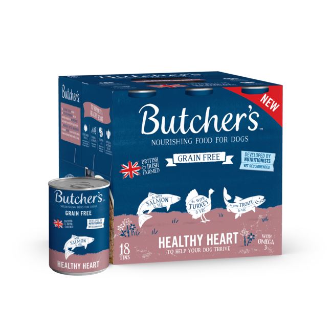 Butchers Tins Grain Free Healthy Heart 18x390g