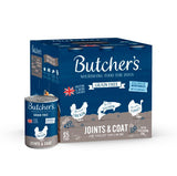 Butchers Tins Grain Free Joints & Coat 18x390g