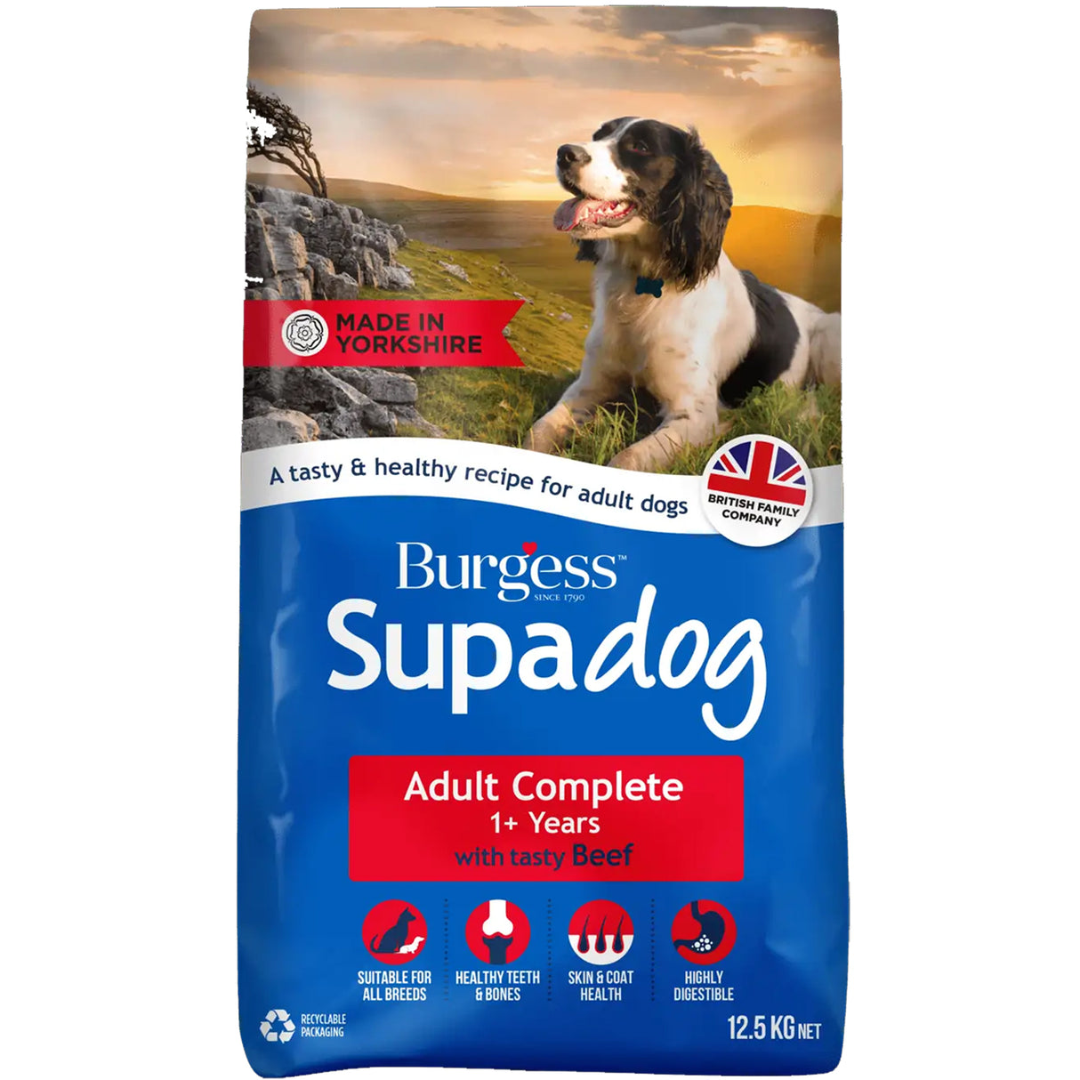 Burgess Dog - Supadog Adult Beef 12.5kg