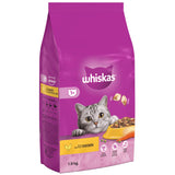 Whiskas 1+ Adult with Chicken Dry Cat Food 1.9kg