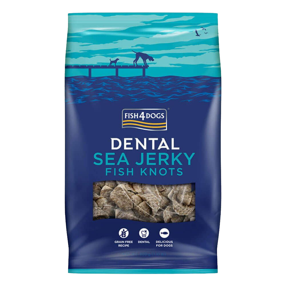 Fish 4 Dogs - Sea Jerky Dental Fish Knots 100g