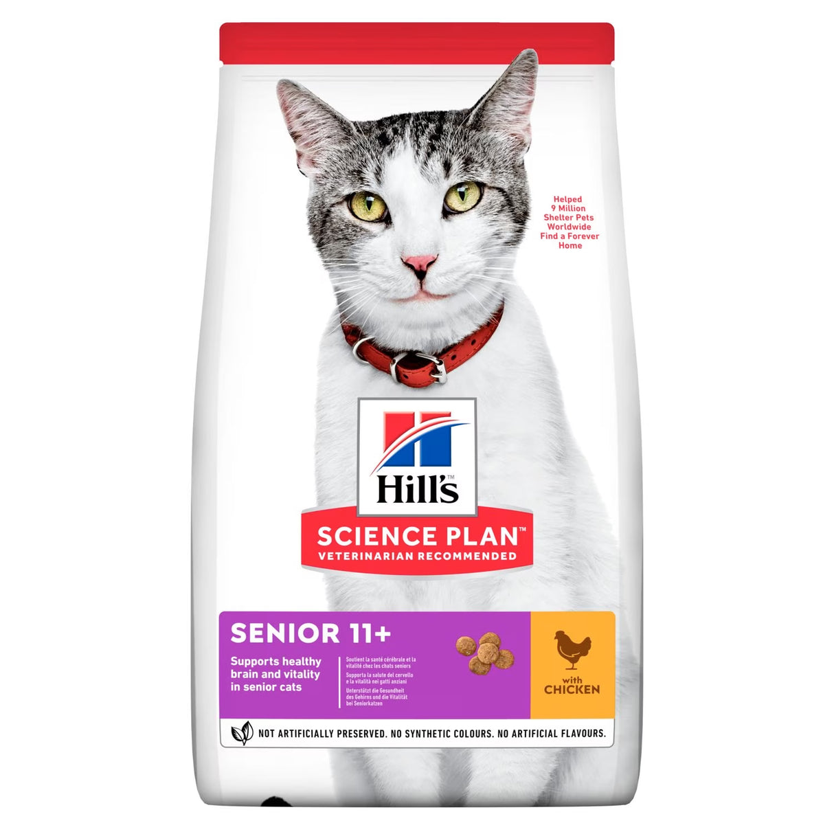 Science Plan Senior 11+ Cat Food With Chicken 1.5kg