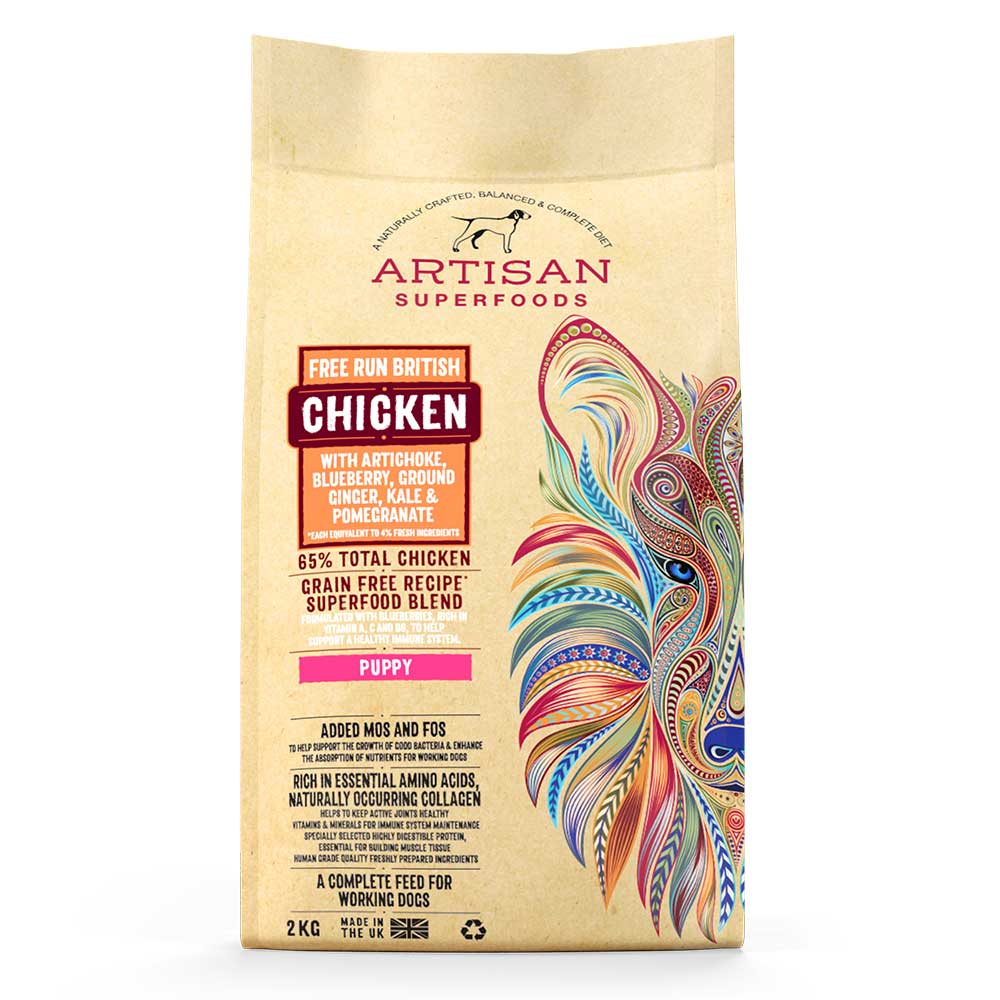 Artisan Puppy Chicken With Superfood Blend 2kg