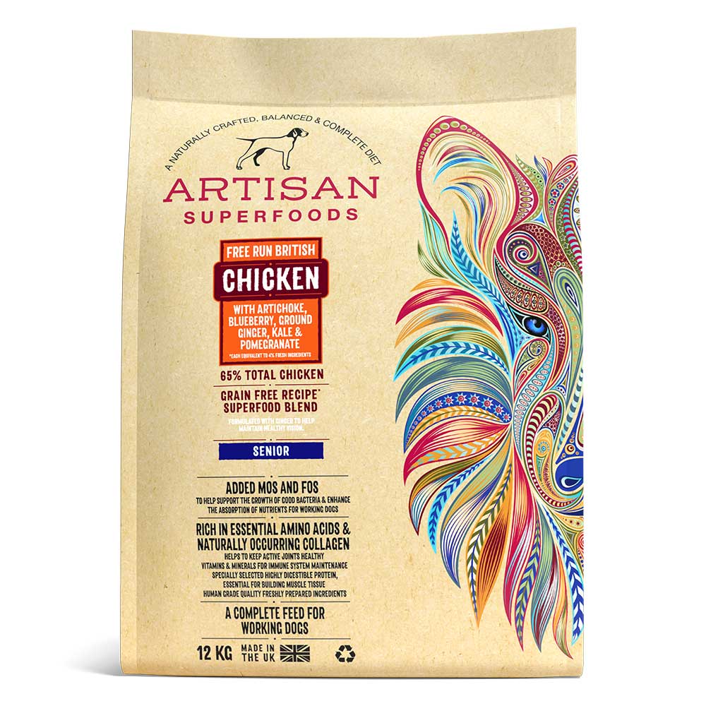 Artisan Senior Chicken With Superfood Blend 12kg