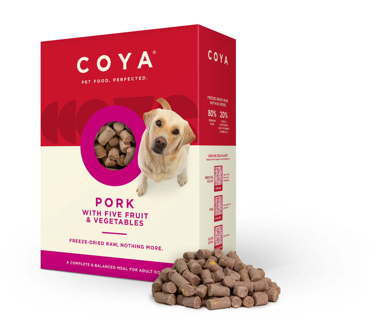 Coya Adult Dog Freeze Dried Pork 750g