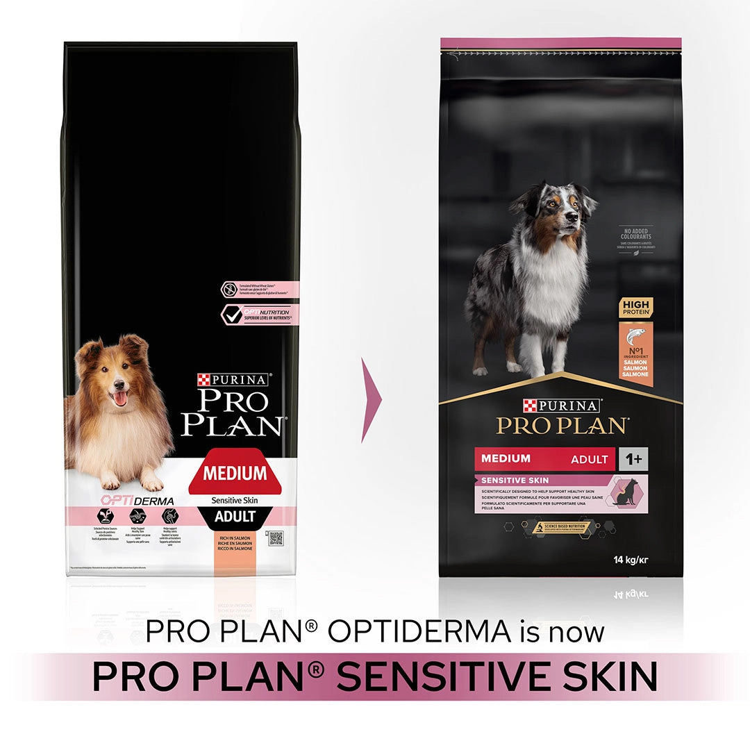 Pro Plan Dog - Medium Adult Sensitive Skin Salmon & Rice 14kg