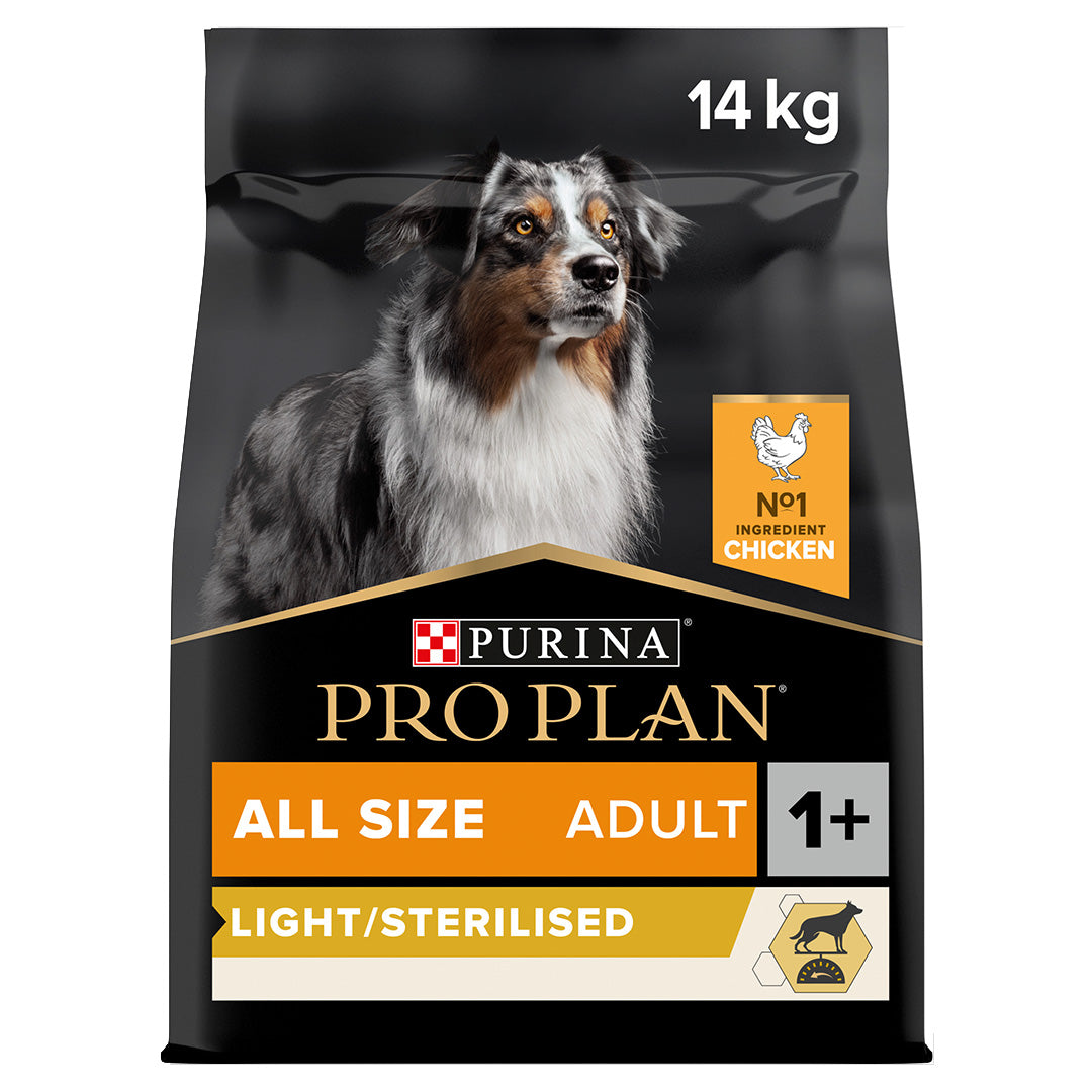 Pro Plan Dog - All Size Adult Light Sterilised Chicken & Rice 14kg