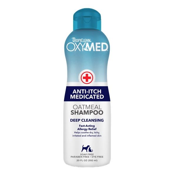 Tropiclean OxyMed Anti Itch Medicated Shampoo 592ml