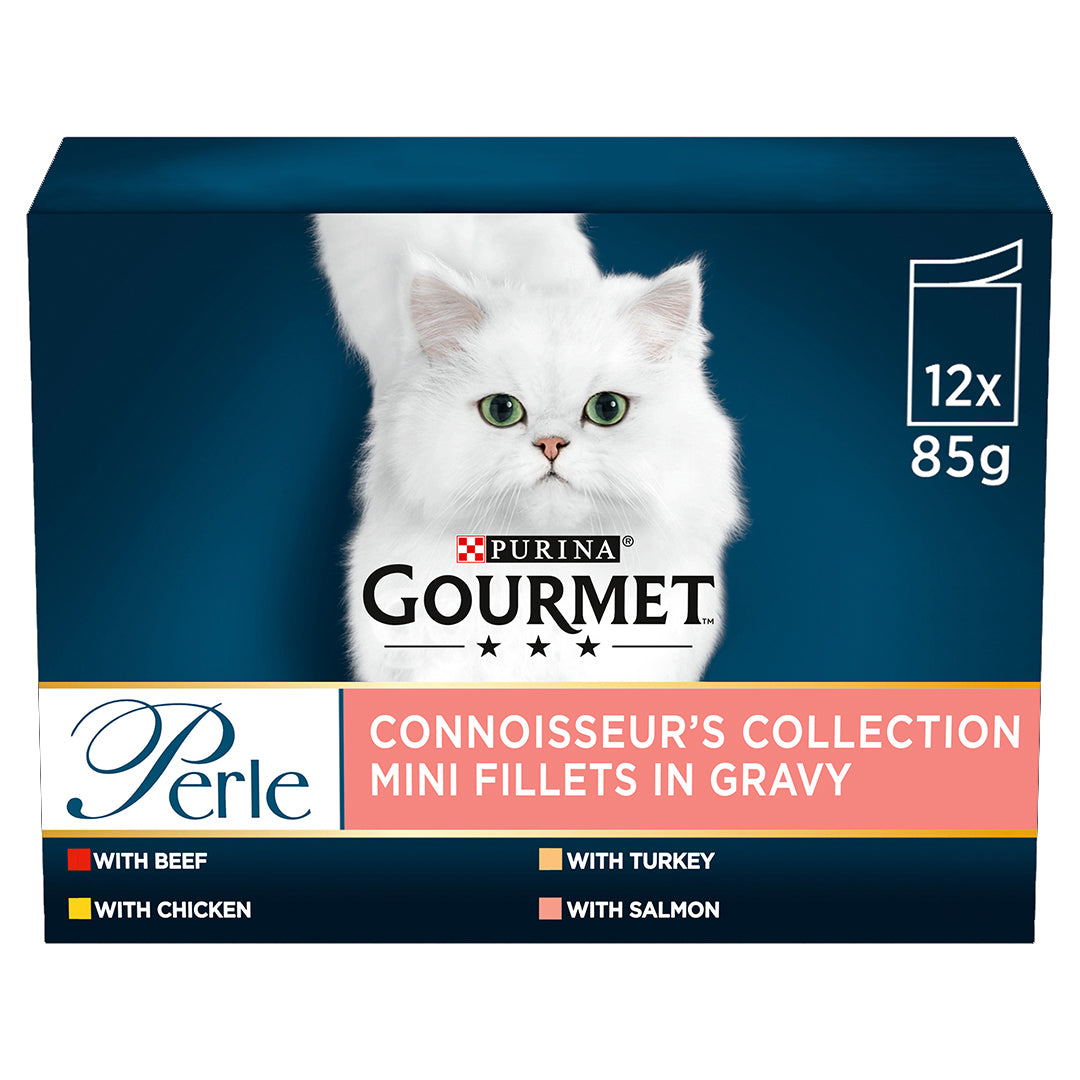 Gourmet Perle Connoisseur's Collection Mini Fillets In Gravy 12x85g