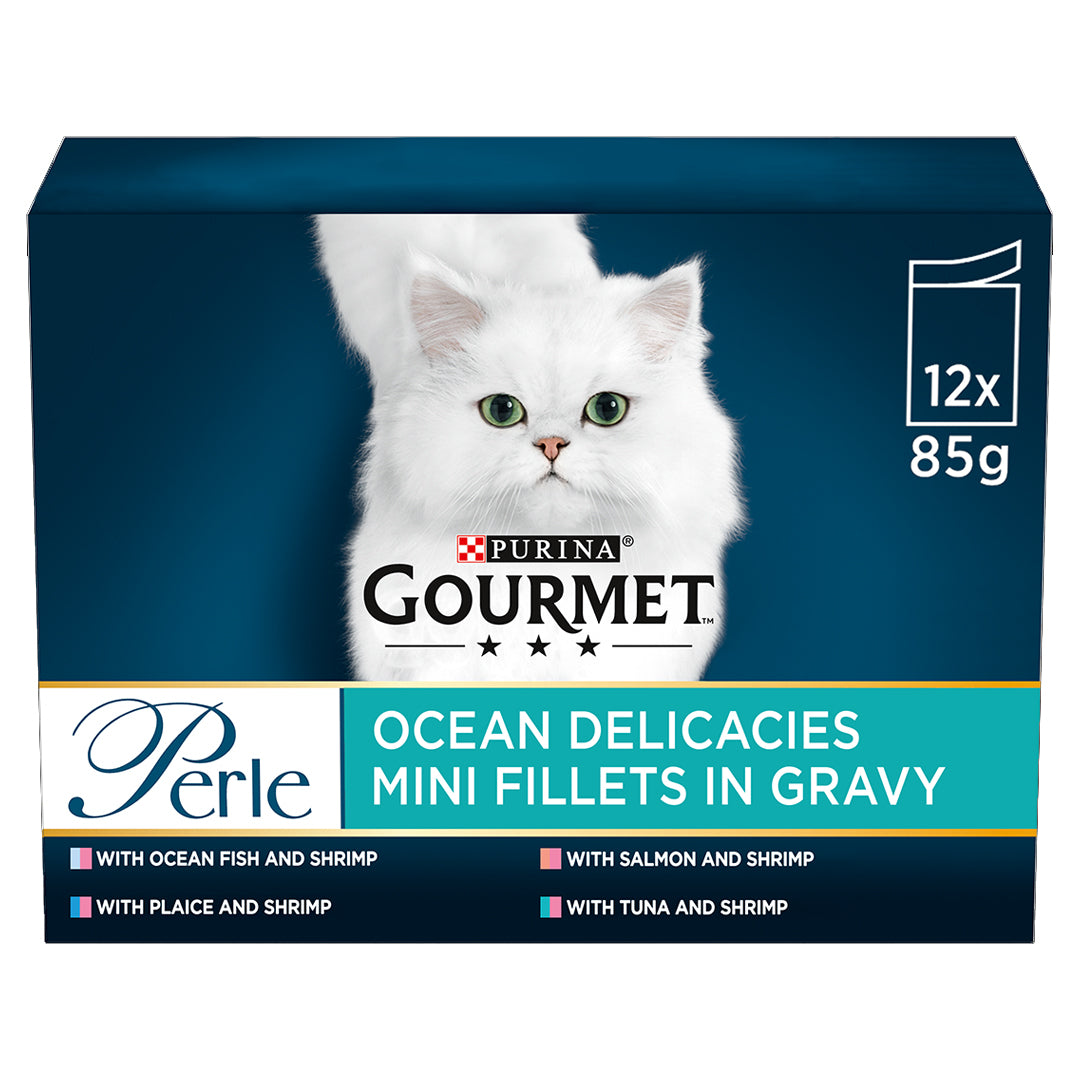 Gourmet Perle Ocean Delicacies Mini Fillets In Gravy 12x85g