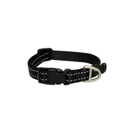 Rogz Classic Collar Black Medium 26-40cm