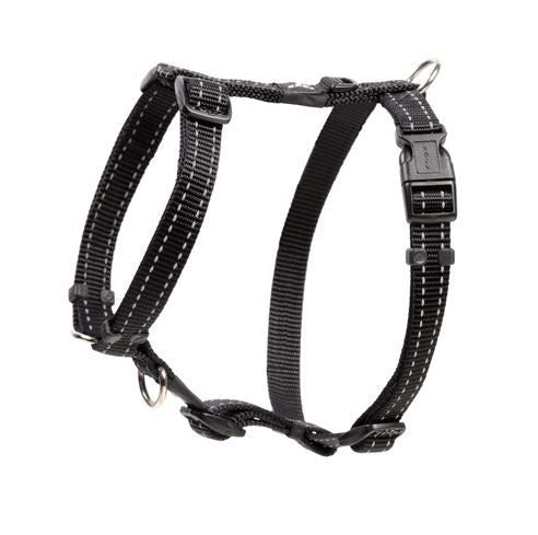 Rogz Classic Harness Black Medium 32-52cm