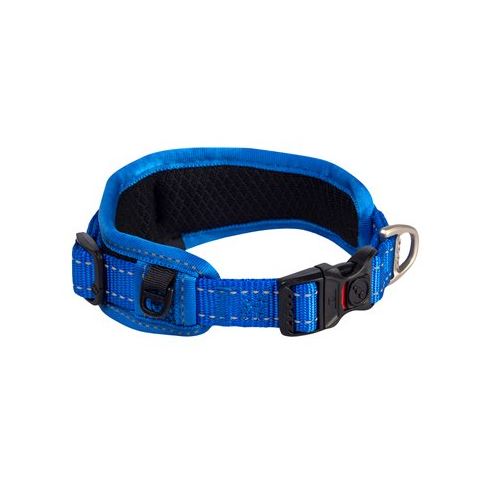 Rogz Classic Padded Collar Large Blue 30-42cm